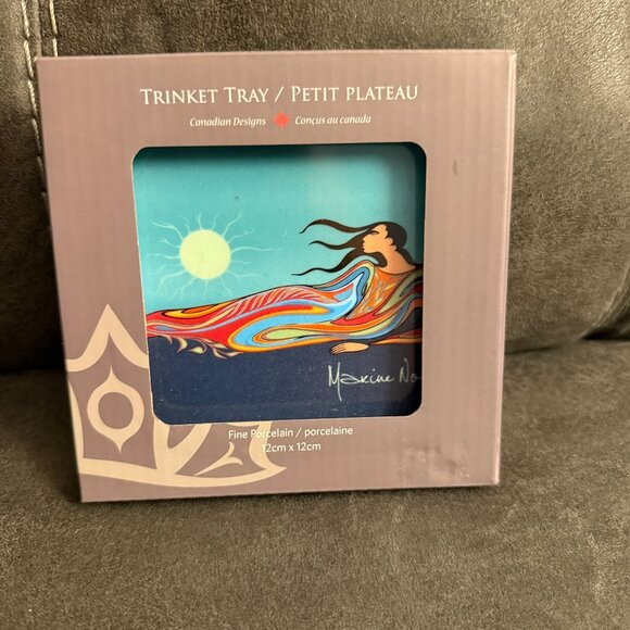 Mother Earth Trinket Tray By Maxine Noel 12cm Porcelain Oscardo Design Canada - Picture 1 of 4